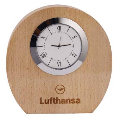 Antique Finish White Wooden Analog Wall Clock For Office And Home Use Manufacturers in Lucknow