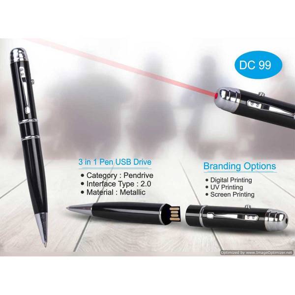 Black & Silver Pen With Pendrive Manufacturers, Suppliers in Jasola