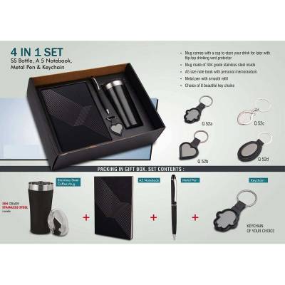 Black Polyester Gift Set Ideal Promotional Gift Set for Corporate Gifting Manufacturers in Ahmedabad