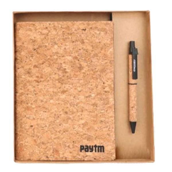 Custom Cork Pen & Diary Set For Promotional Corporate Gifts Manufacturers, Suppliers in Maharashtra