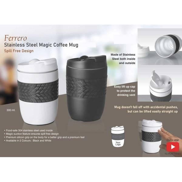 Ferrero Stainless Steel Coffee Mug Manufacturers, Suppliers in West Bengal