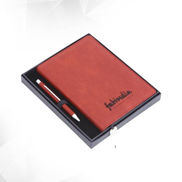 Leather Cover A5 Notebook & Pen Set For Corporate Gifting Manufacturers, Suppliers in Maharashtra