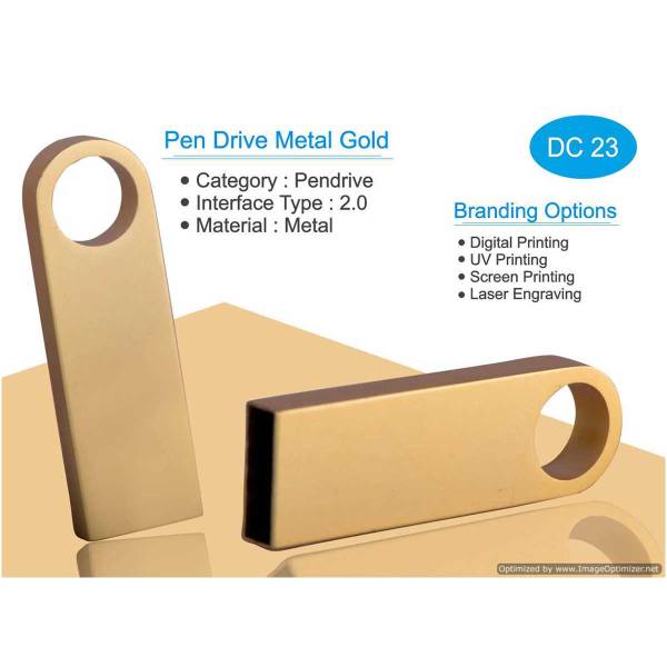 Metallic Gold Pen Drive Manufacturers, Suppliers in Jasola