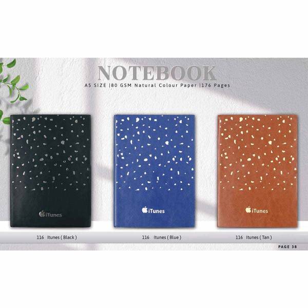 Notebook A5 Size 160 GSM Natural Colour Paper, 1176 Pages For Easy Journaling Manufacturers, Suppliers in Delhi