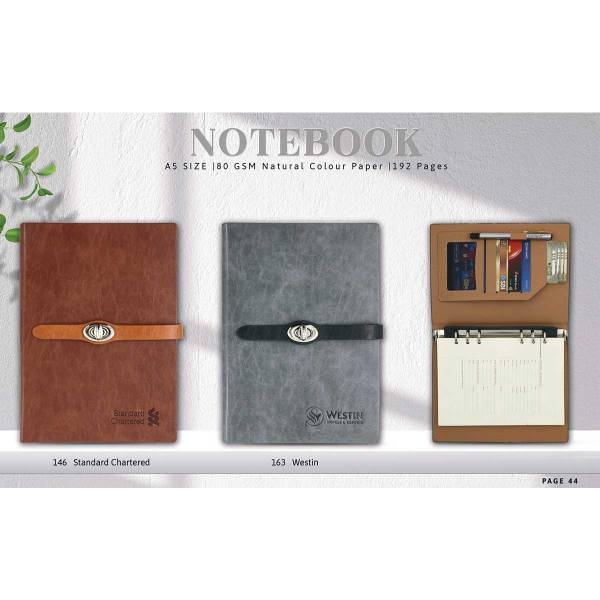 Notebook A5 Size 160 GSM Natural Colour Paper, 1192 Pages With Three Colour Options Manufacturers, Suppliers in Delhi