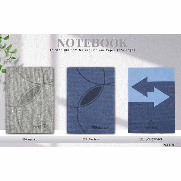 Notebook A5 Size 180 GSM Natural Colour Paper, 1176 Pages Available In Three Colors Manufacturers, Suppliers in Delhi