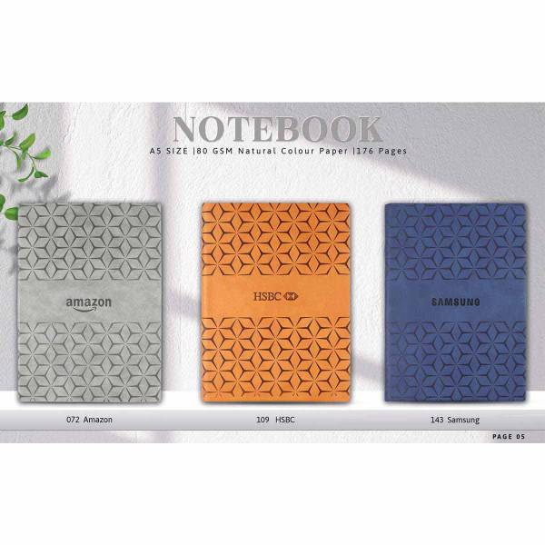 Notebook A5 Size 180 GSM Natural Colour Paper, 1176 Pages With Three Colour Variants Manufacturers, Suppliers in Delhi