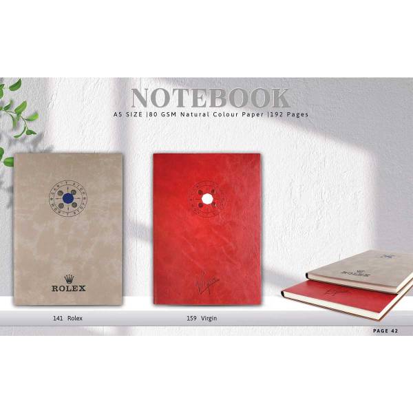 Notebook A5 Size 180 GSM Natural Colour Paper, 1192 Pages For Smooth Writing Manufacturers, Suppliers in Delhi