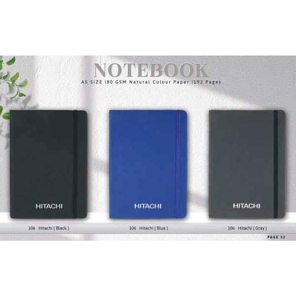 Notebook A5 Size 60 GSM Natural Colour Paper 1192 Pages Manufacturers, Suppliers in Delhi