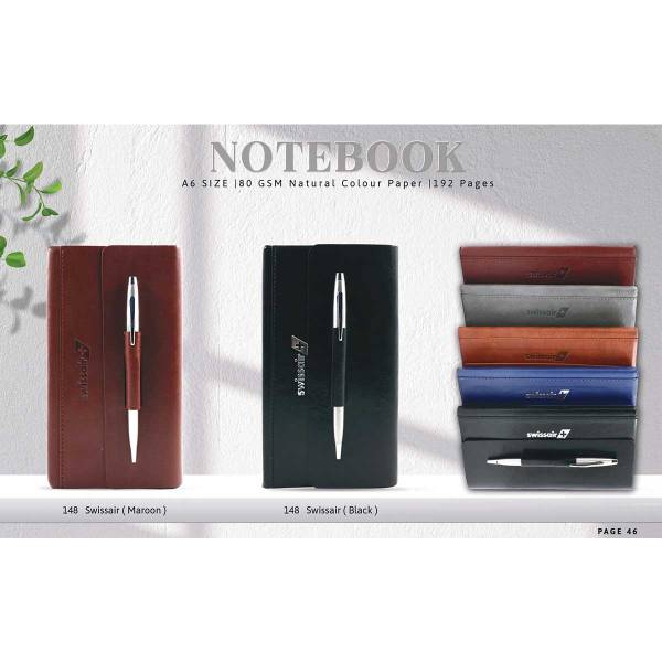 Notebook A6 Size 160 GSM Natural Colour Paper, 1192 Pages Available In Many Colours Manufacturers, Suppliers in Delhi