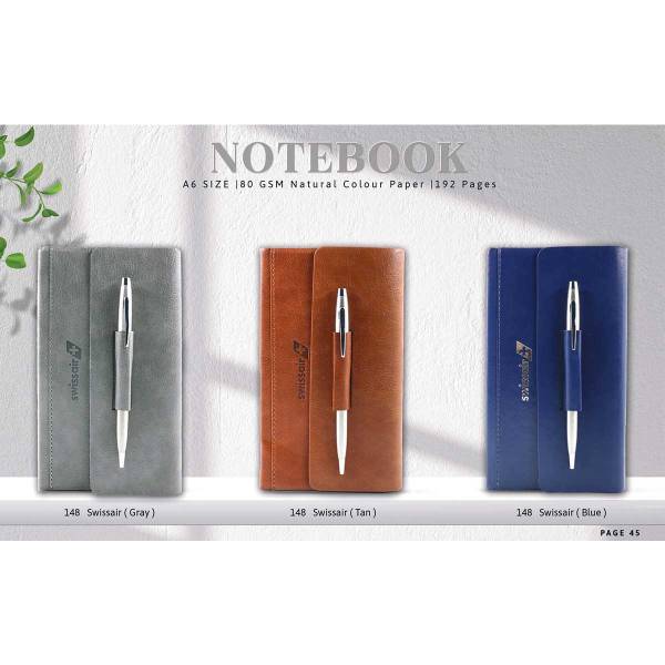 Notebook A6 Size 160 GSM Natural Colour Paper, 1192 Pages With Three Colour Options Manufacturers, Suppliers in Delhi