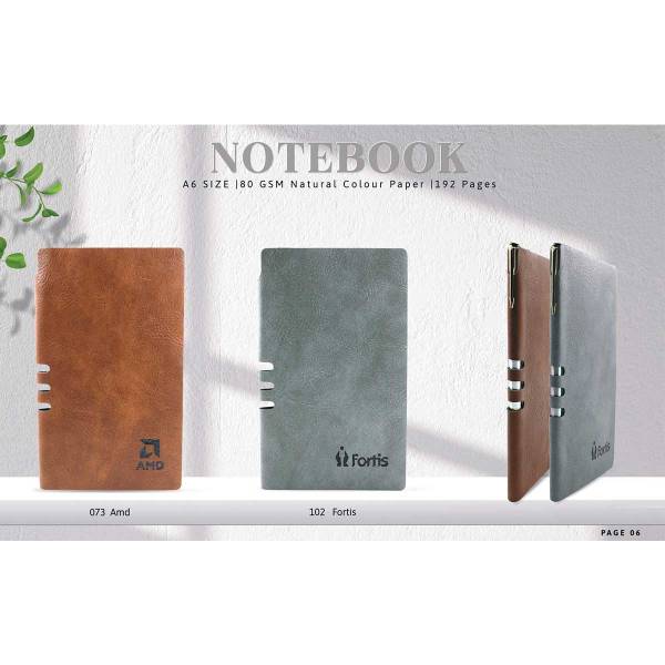 Notebook A6 Size 160 GSM Natural Colour Paper 1192 Pages Manufacturers, Suppliers in Delhi