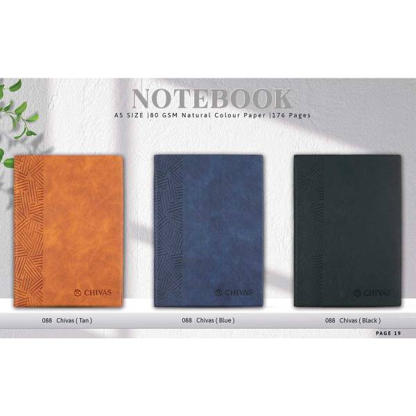 Notebook With 160 GSM Natural Colour Paper, 1176 Pages, Three Colour Variants Manufacturers, Suppliers in Delhi