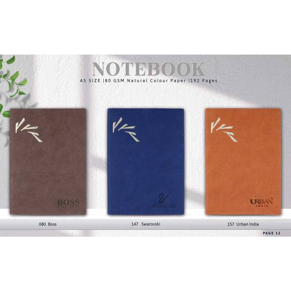 Notebook With 180 GSM Natural Colour Paper, 1192 Pages, Three Colour Options Manufacturers, Suppliers in Delhi