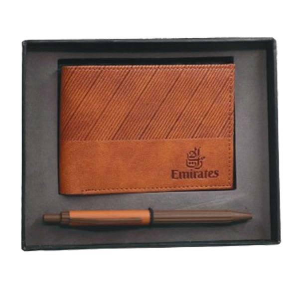 Promotional Custom PU Wallet And Metal Pen Set Manufacturers, Suppliers in Maharashtra