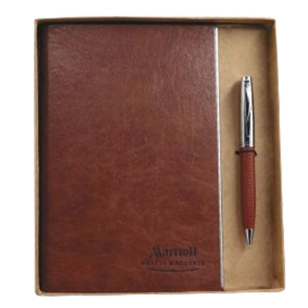 Promotional Customizable Pu Notebook Metal Pen Gift Set Manufacturers, Suppliers in Maharashtra