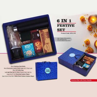 Promotional Gift 6 In 1 Festive Set for Corporate Office Manufacturers in Aligarh