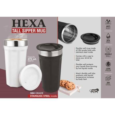 Round Black and White Leak Proof Coffee Mug Perfect for Hot Drinks at Home Manufacturers in Haryana