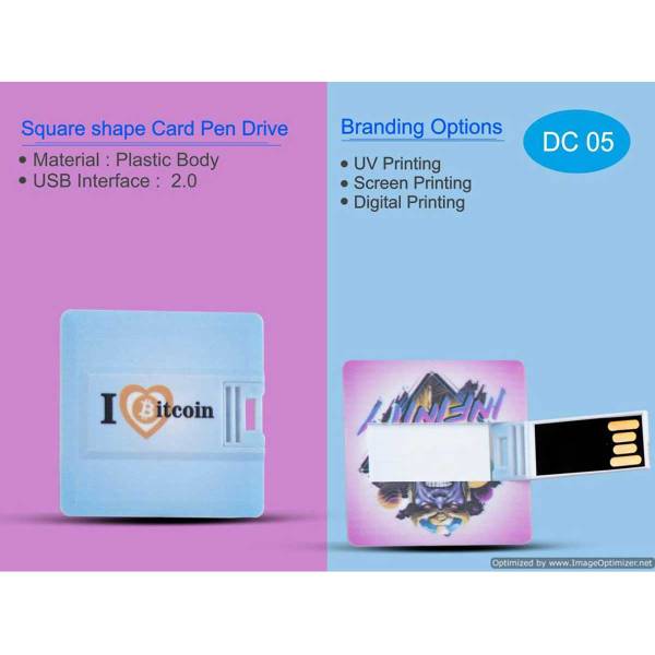 Square Shape Card Pendrive Manufacturers, Suppliers in Jasola