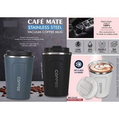 Stainless Steel Coffee Mug Black White Gray Perfect for Home Manufacturers in Aligarh