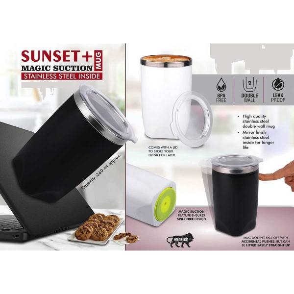 Sunset + Magic Suction Mug Manufacturers, Suppliers in West Bengal