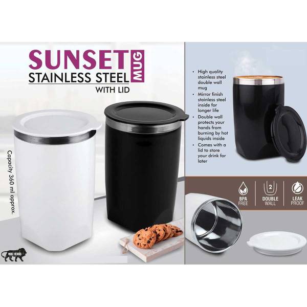 Sunset Stainless Steel Mug Manufacturers, Suppliers in West Bengal