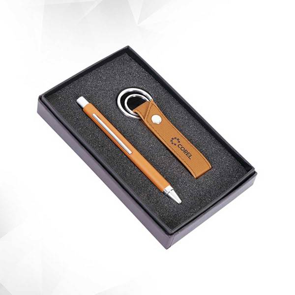 Tan and Silver Pen Gift Box for Corporate Gifting Manufacturers, Suppliers in Maharashtra