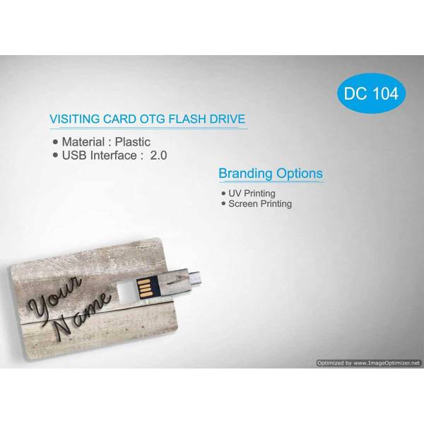 Visiting Card OTG Flash Pendrive Manufacturers, Suppliers in Jasola