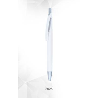 White Plastic Promotional Ball Pen Blue Ink Ideal for Writing Manufacturers in Noida