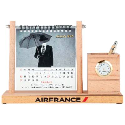 Wooden Table Calendar Stand with Screen Printing for Corporate Gifting Manufacturers in Hyderabad